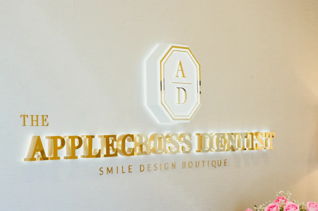 The Applecross dentist welcome sign